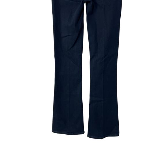 PAIGE DENIM WOMENS SIZE 24 HIGH RISE FLARE LAUREL CANYON DARK WASH BLUE NEW - Picture 11 of 15